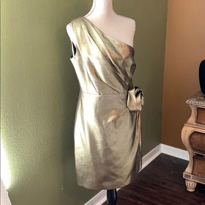 Gold Cocktail Dress